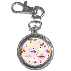 Cupcakes Wallpaper Paper Background Key Chain Watches by Celenk