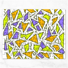 Retro Shapes 04 Rectangular Jigsaw Puzzl by jumpercat