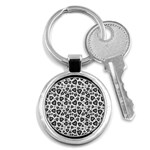 Leopard Heart 02 Key Chains (Round)  Front