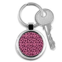 Leopard Heart 03 Key Chains (round)  by jumpercat