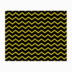 Yellow Chevron Small Glasses Cloth (2-side) by jumpercat