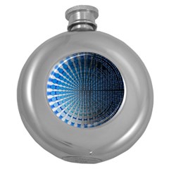 Data Computer Internet Online Round Hip Flask (5 Oz) by BangZart