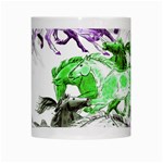 Horse Horses Animal World Green White Mugs Center