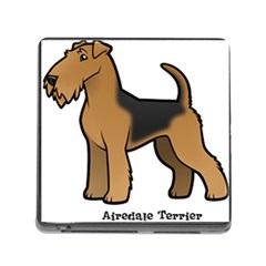 Airedale Terrier Memory Card Reader (square) by Bigfootshirtshop