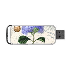 Vintage Shabby Chic Dragonflies Portable Usb Flash (one Side) by BangZart