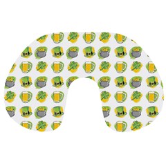 St Patrick S Day Background Symbols Travel Neck Pillows by BangZart