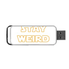 Stay Weird Portable Usb Flash (one Side) by Valentinaart