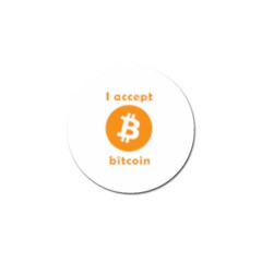 I Accept Bitcoin Golf Ball Marker by Valentinaart