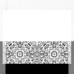 Mandala Pattern Line Art Rectangular Jigsaw Puzzl by Celenk