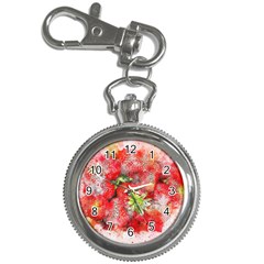 Strawberries Fruit Food Art Key Chain Watches by Celenk