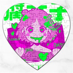 Fujoshi Jigsaw Puzzle (heart) by psychodeliciashop