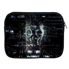 Gas Mask Contamination Contaminated Apple Ipad 2/3/4 Zipper Cases by Celenk