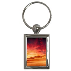 Desert Sand Dune Landscape Nature Key Chains (rectangle)  by Celenk