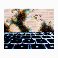 Ransomware Cyber Crime Security Small Glasses Cloth by Celenk