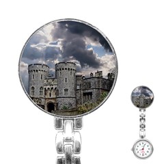 Castle Building Architecture Stainless Steel Nurses Watch by Celenk