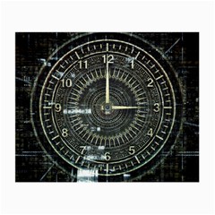 Time Machine Science Fiction Future Small Glasses Cloth (2-side) by Celenk