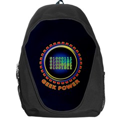 Geek Power Backpack Bag by linceazul