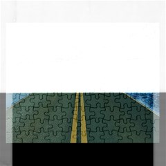 Road Ice Landscape Rectangular Jigsaw Puzzl by Celenk