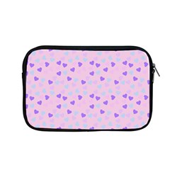 Blue Pink Hearts Apple Macbook Pro 13  Zipper Case by snowwhitegirl