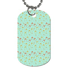 Blue Orange Hats Dog Tag (two Sides) by snowwhitegirl