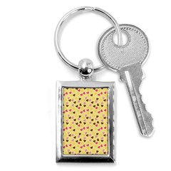 Beige Hearts Key Chains (rectangle)  by snowwhitegirl