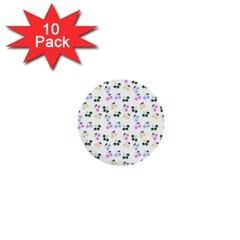 Green Cherries 1  Mini Buttons (10 Pack)  by snowwhitegirl