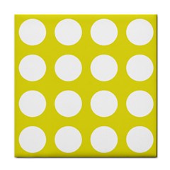 Big Dot Yellow Face Towel by snowwhitegirl