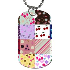 Quilt Of My Patterns Dog Tag (two Sides) by snowwhitegirl