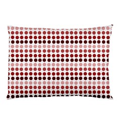 Reddish Dots Pillow Case by snowwhitegirl