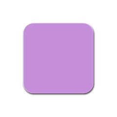 Purple Whim Rubber Square Coaster (4 Pack)  by snowwhitegirl