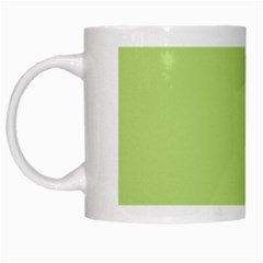 Grassy Green White Mugs by snowwhitegirl