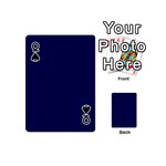 Dark Navy Playing Cards 54 (Mini)  Front - SpadeQ