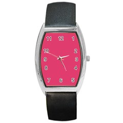 Rosey Day Barrel Style Metal Watch by snowwhitegirl