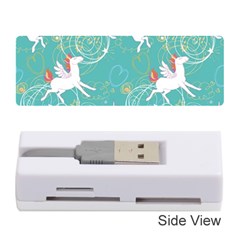 Magical Flying Unicorn Pattern Memory Card Reader (stick)  by Bigfootshirtshop