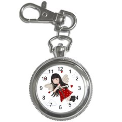 Cupid Girl Key Chain Watches by Valentinaart