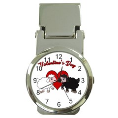 Valentines Day - Sheep  Money Clip Watches by Valentinaart