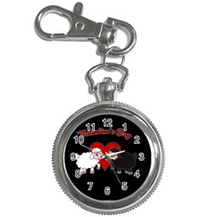 Valentines Day - Sheep  Key Chain Watches by Valentinaart