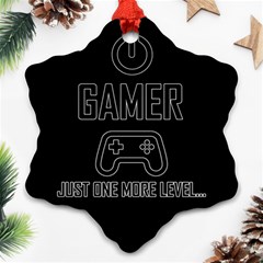 Gamer Ornament (snowflake) by Valentinaart