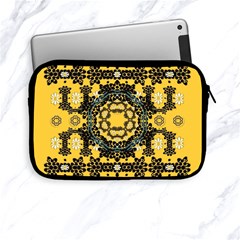 Ornate Circulate Is Festive In A Flower Wreath Decorative Apple Ipad Mini Zipper Cases by pepitasart