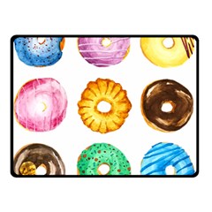 Donuts Double Sided Fleece Blanket (small)  by KuriSweets