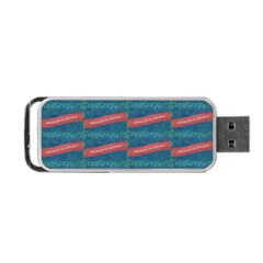 Valentine Day Pattern Portable Usb Flash (one Side) by dflcprints