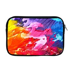 Abstract Art Background Paint Apple Macbook Pro 17  Zipper Case by Nexatart