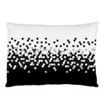 Flat Tech Camouflage White And Black Pillow Case 26.62 x18.9  Pillow Case