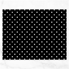 Black Polka Dots Rectangular Jigsaw Puzzl by jumpercat