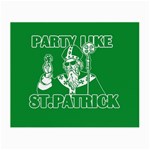  St. Patricks day  Small Glasses Cloth Front