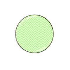 Green Chevron Hat Clip Ball Marker (4 Pack) by snowwhitegirl