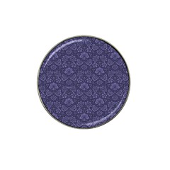 Damask Purple Hat Clip Ball Marker (10 Pack) by snowwhitegirl