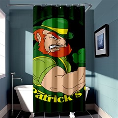 St  Patricks Day Shower Curtain 36  X 72  (stall)  by Valentinaart