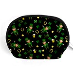 St Patricks day pattern Accessory Pouches (Medium)  Front