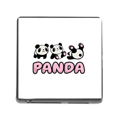 Panda  Memory Card Reader (square) by Valentinaart